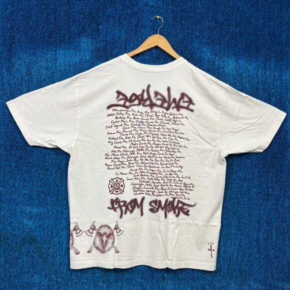 Travis Scott x LAFD Wildfire Fund Cactus Jack Charity Tee XL - Picture 3 of 4